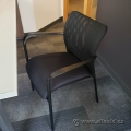 Black Mesh Back Stacking Office Guest Chairs
